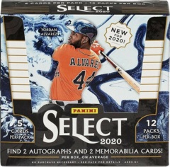 2020 Panini Select MLB Baseball Hobby Box